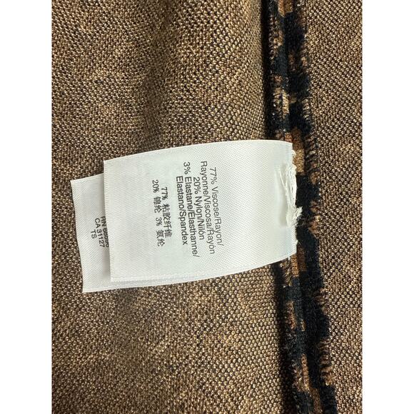 DKNY Knit Leopard Print Fit & Flare Dress Size Small - Picture 10 of 10